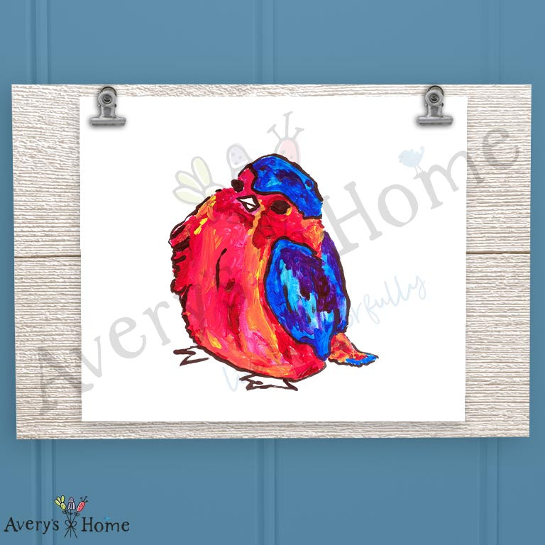 Life Is Beautiful 16oz Frosted Glass – Bird & Floral Decor