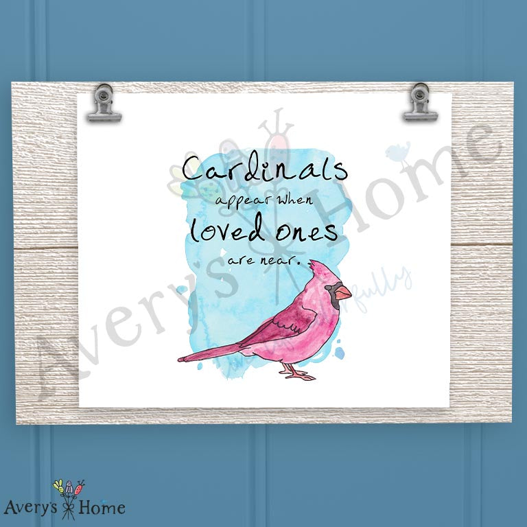 Cardinal Loved One 16oz Frosted Glass – Sentimental Bird Decor