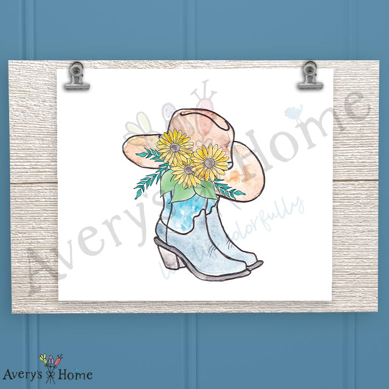 Ride Like a Cowgirl 16oz Frosted Glass – Floral Grit & Grace