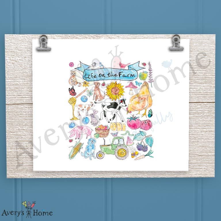 Life on the Farm 16oz Frosted Glass – Ranch Dog Days