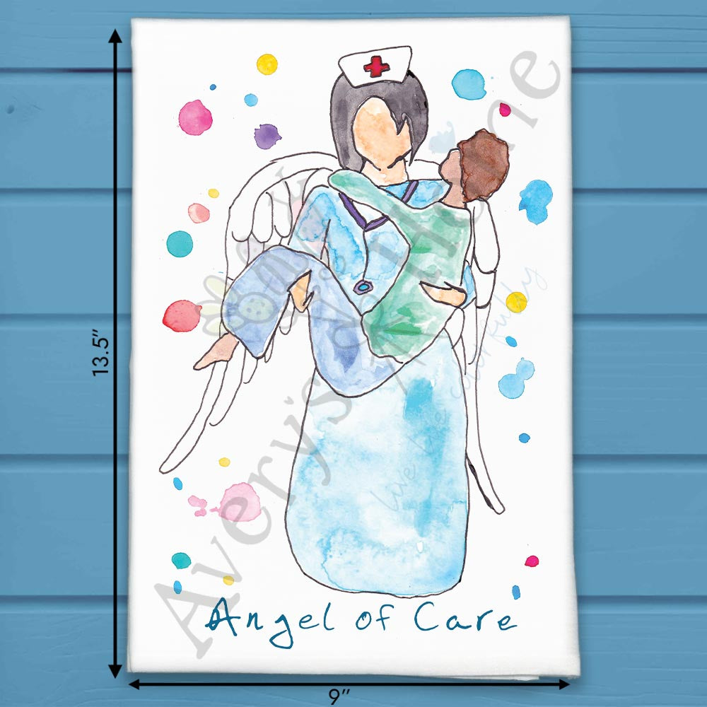 Angel of Care Tea Towel – Inspirational Gift