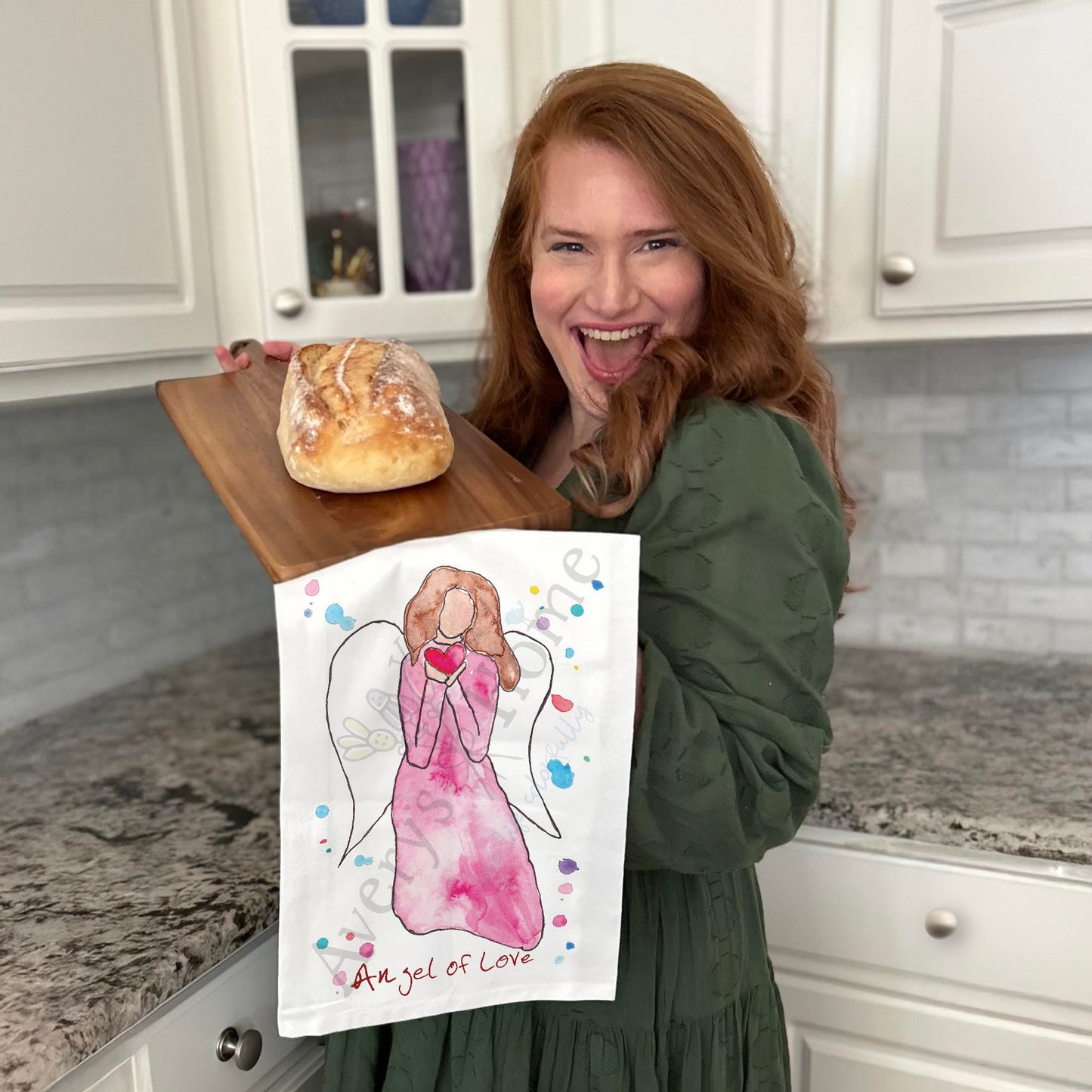 Angel of Love Tea Towel – Heartfelt Home Gift