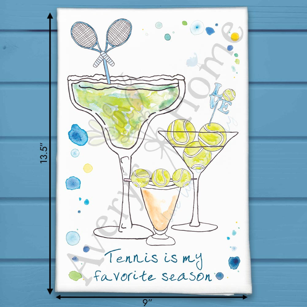 Tennis Season Tea Towel – Match Day Gift
