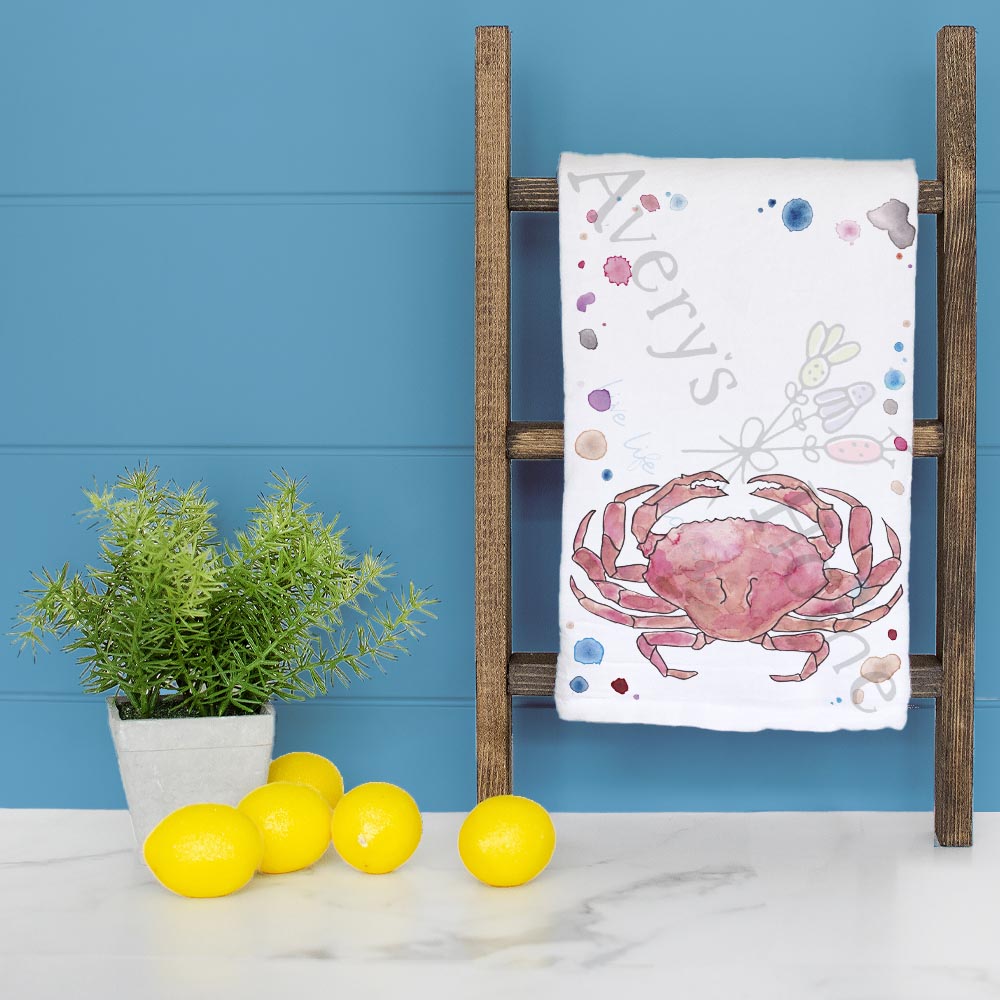 Dungeness Crab Tea Towel – West Coast Kitchen Gift