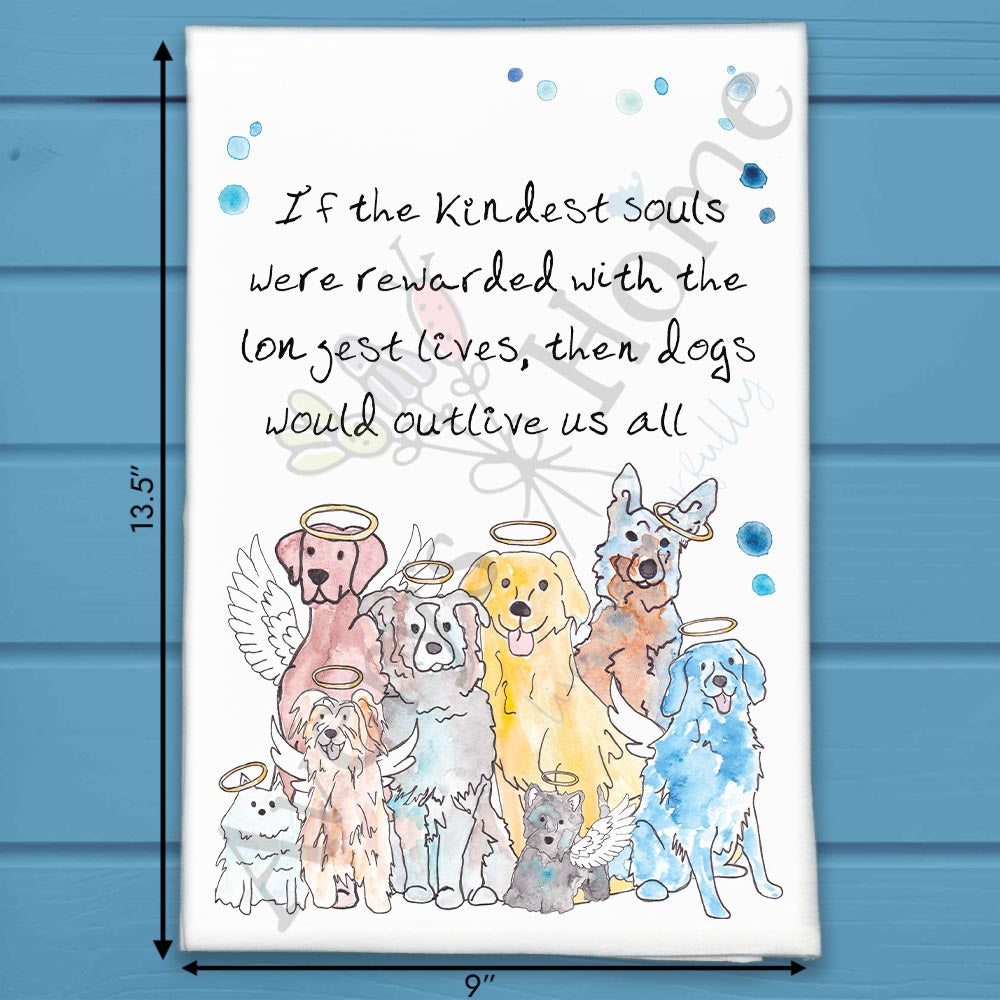 Dog Angels Tea Towel – Pet Sympathy Gift