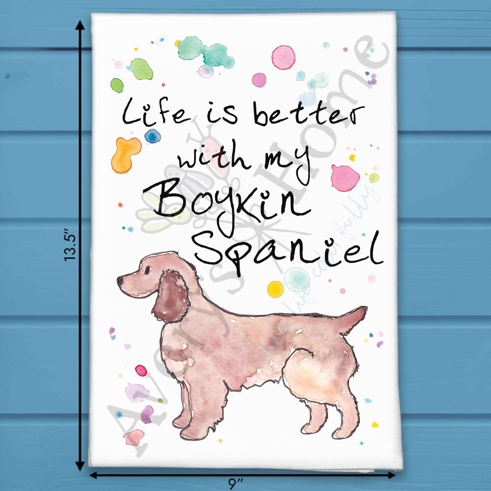 Boykin Spaniel Tea Towel – Southern Dog Charm
