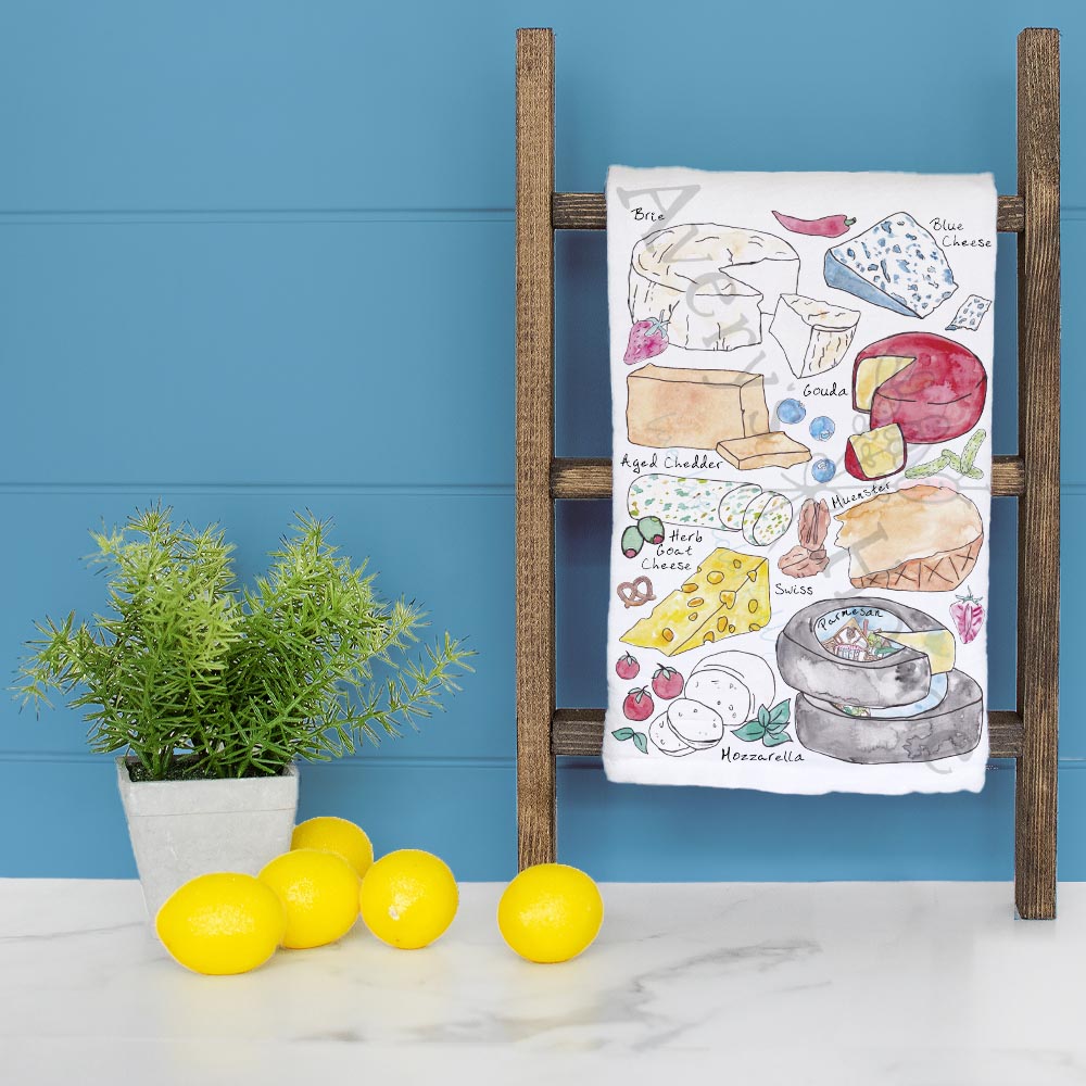 Cheese Lover Tea Towel – Entertaining Decor