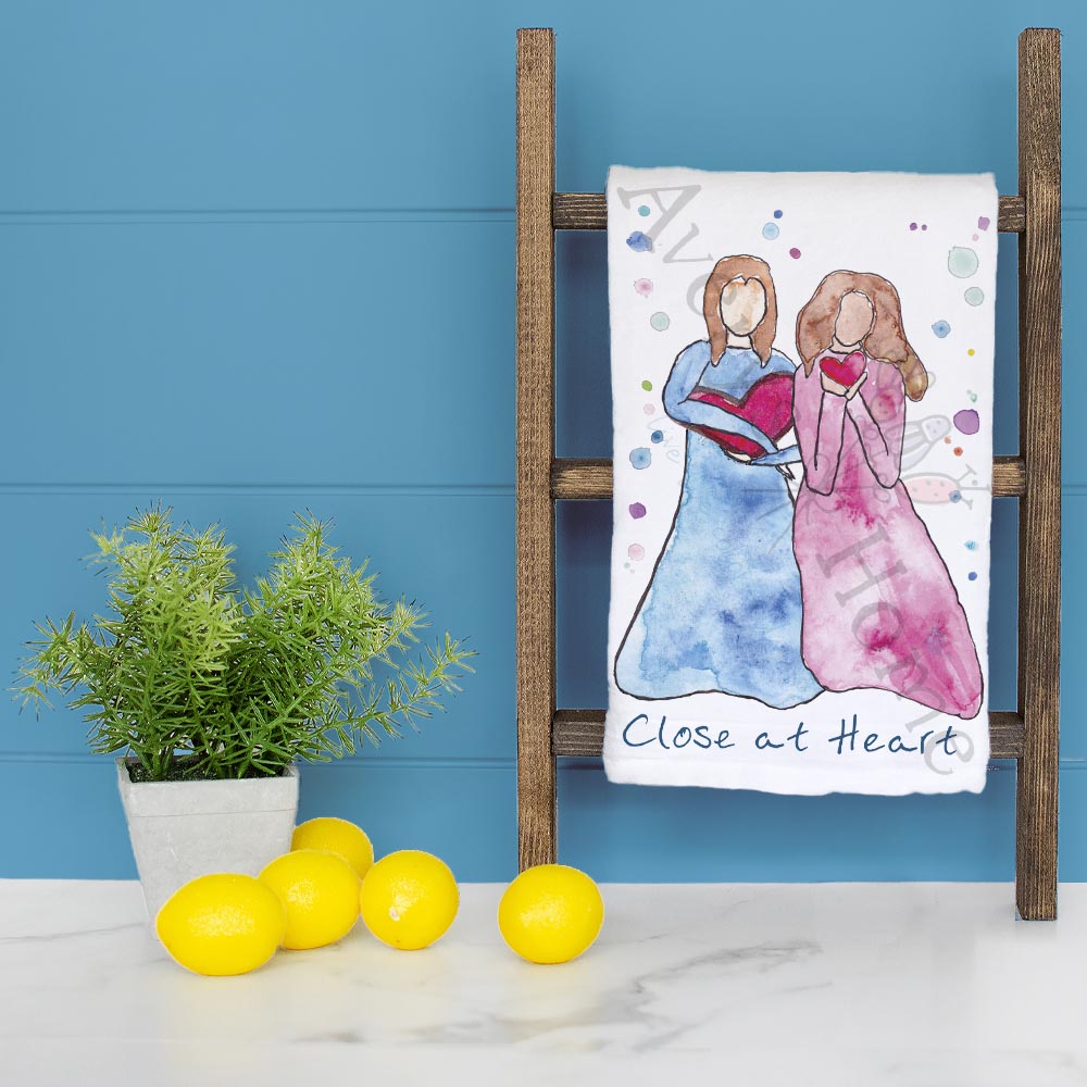 Sisters Tea Towel – Close at Heart Gift
