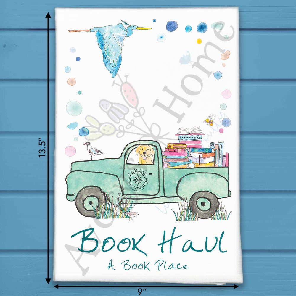 Book Haul Tea Towel – Custom Literary Decor