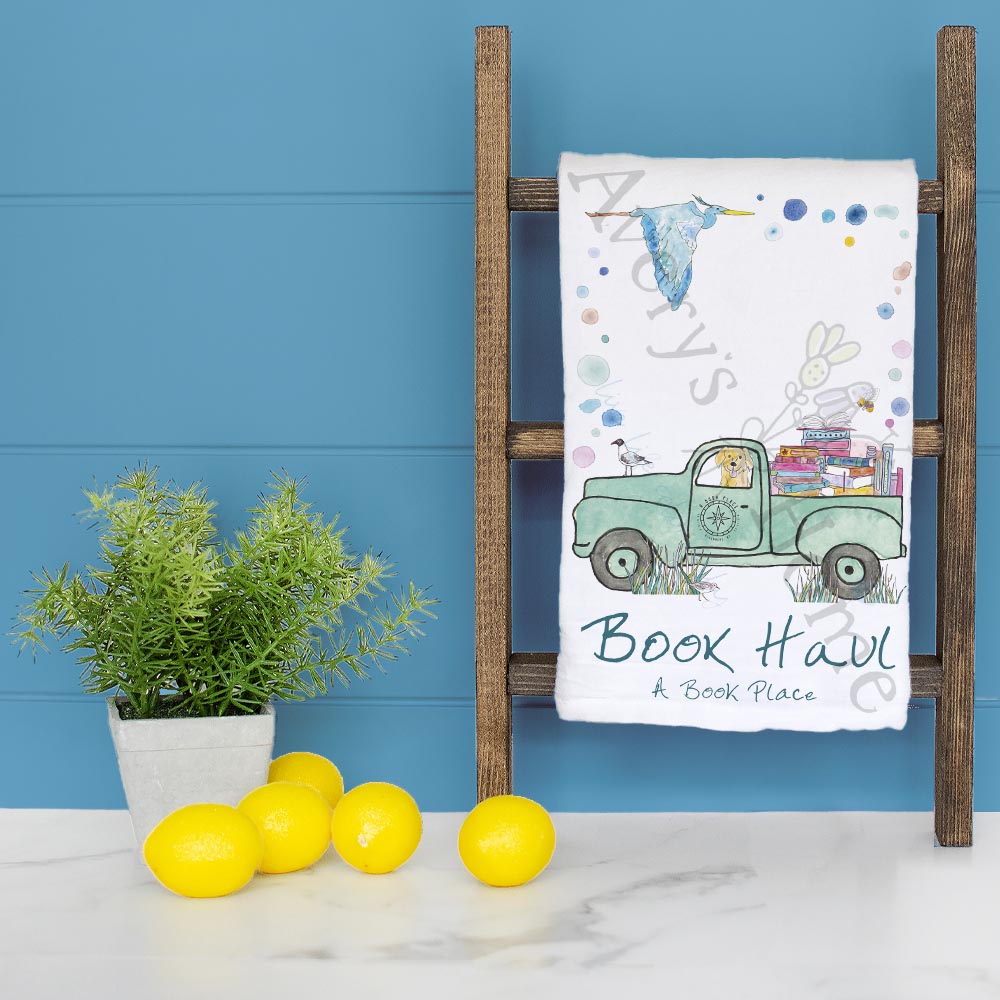 Book Haul Tea Towel – Custom Literary Decor
