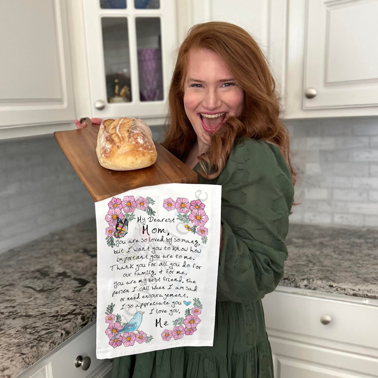 Letter to My Mom Tea Towel – Mother's Day Gift