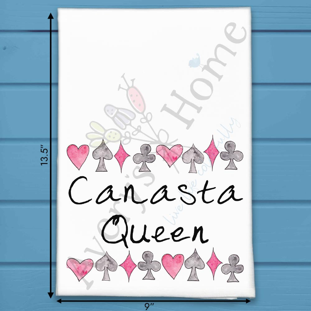 Canasta Queen Tea Towel – Sassy Card Gift