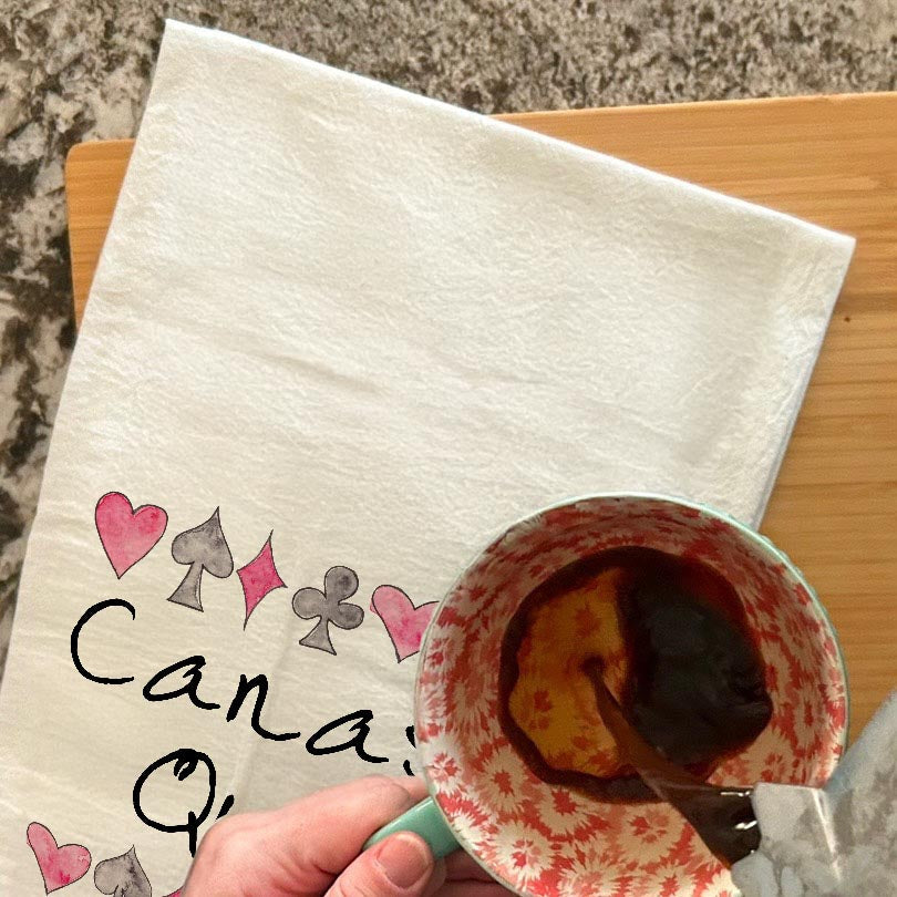 Canasta Queen Tea Towel – Sassy Card Gift