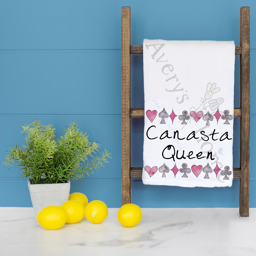 Canasta Queen Tea Towel – Sassy Card Gift