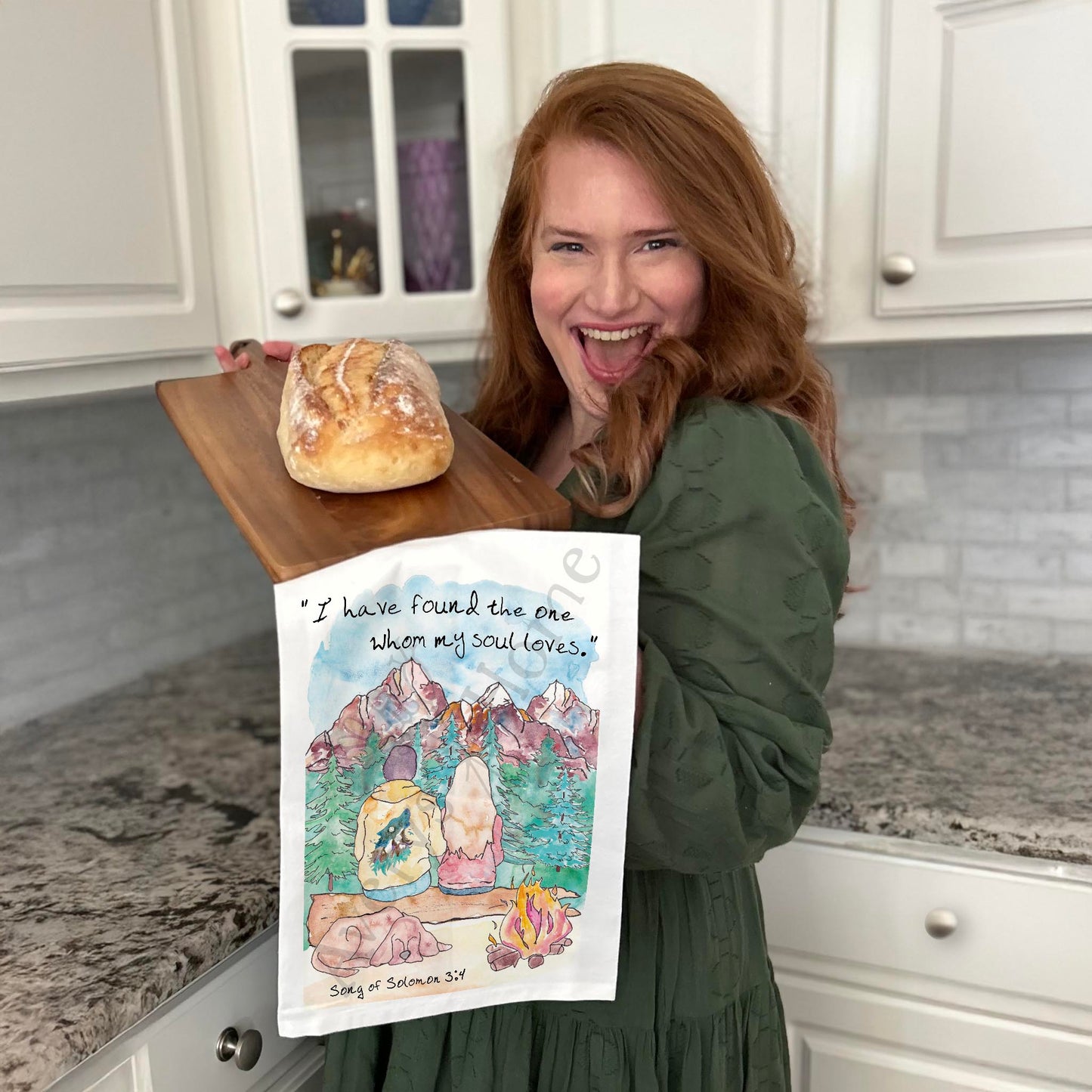 Found the One Whom Soul Loves Kitchen Bible Décor Tea Towel