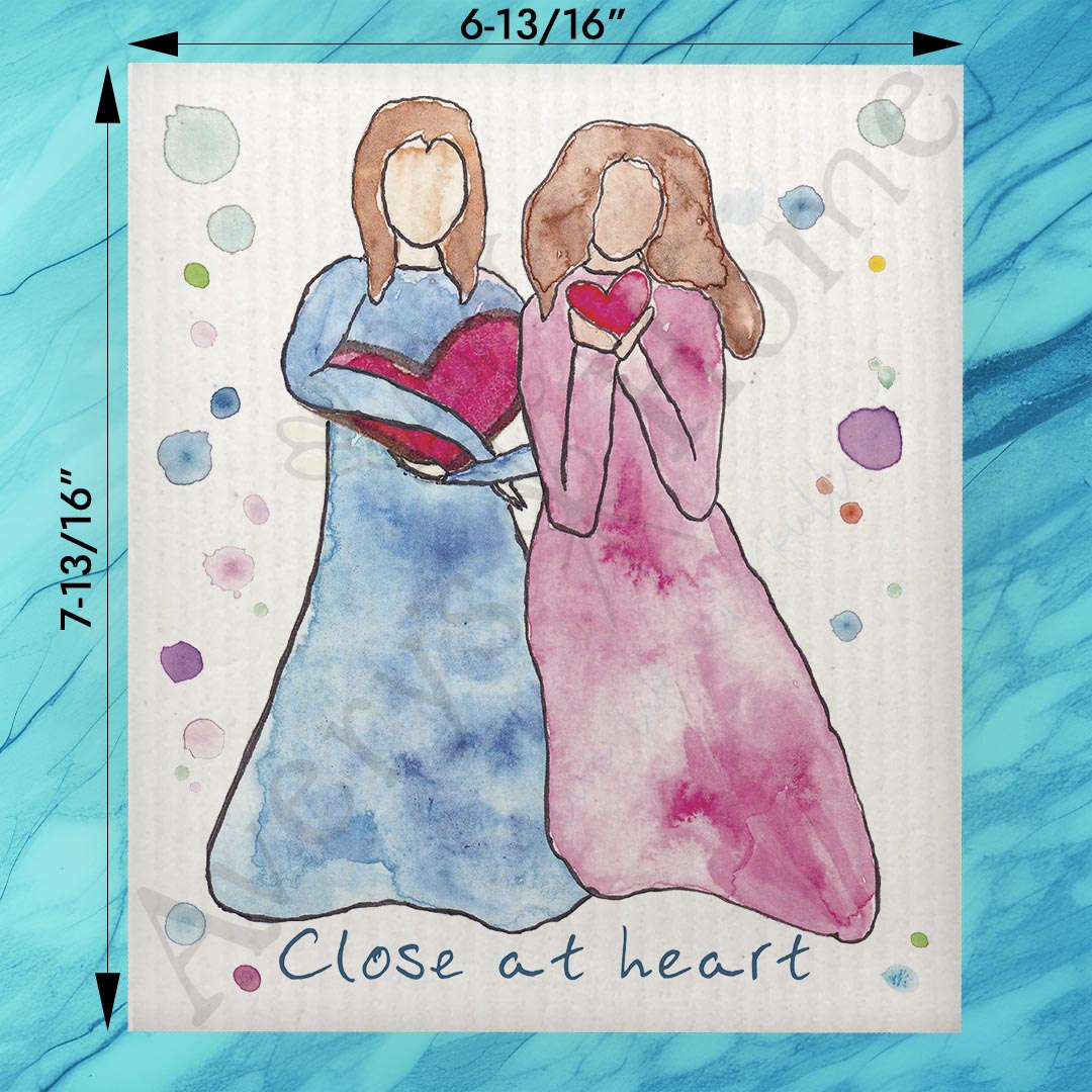 Sisters Swedish Dishcloth – Close at Heart Gift