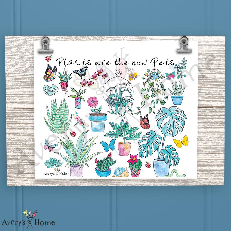 Plants are the New Pets 20oz Skinny Tumbler