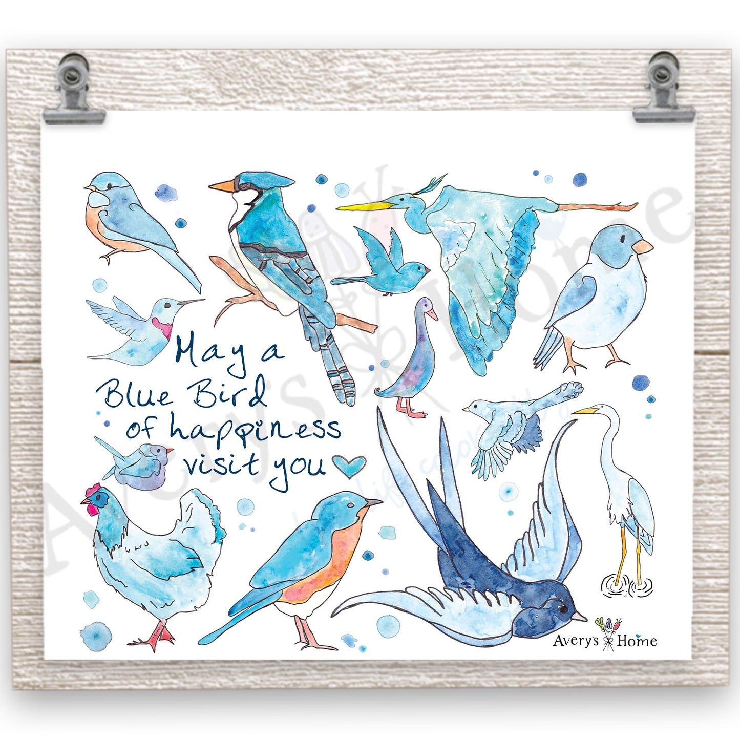 Blue Birds of Happiness 20 oz Tumbler
