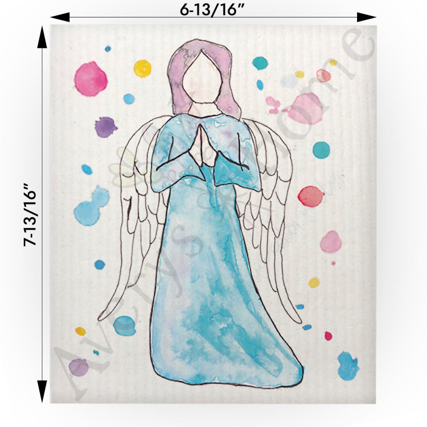 Angel of Faith Swedish Cloth