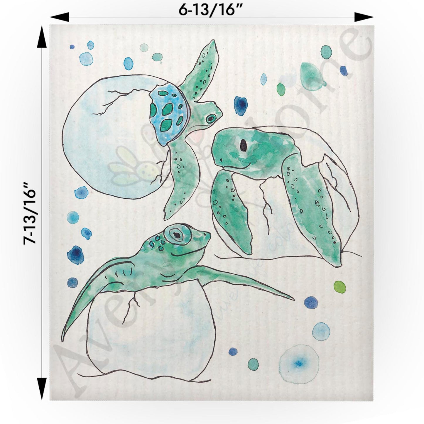 Sea Turtle Eggs Swedish Cloth