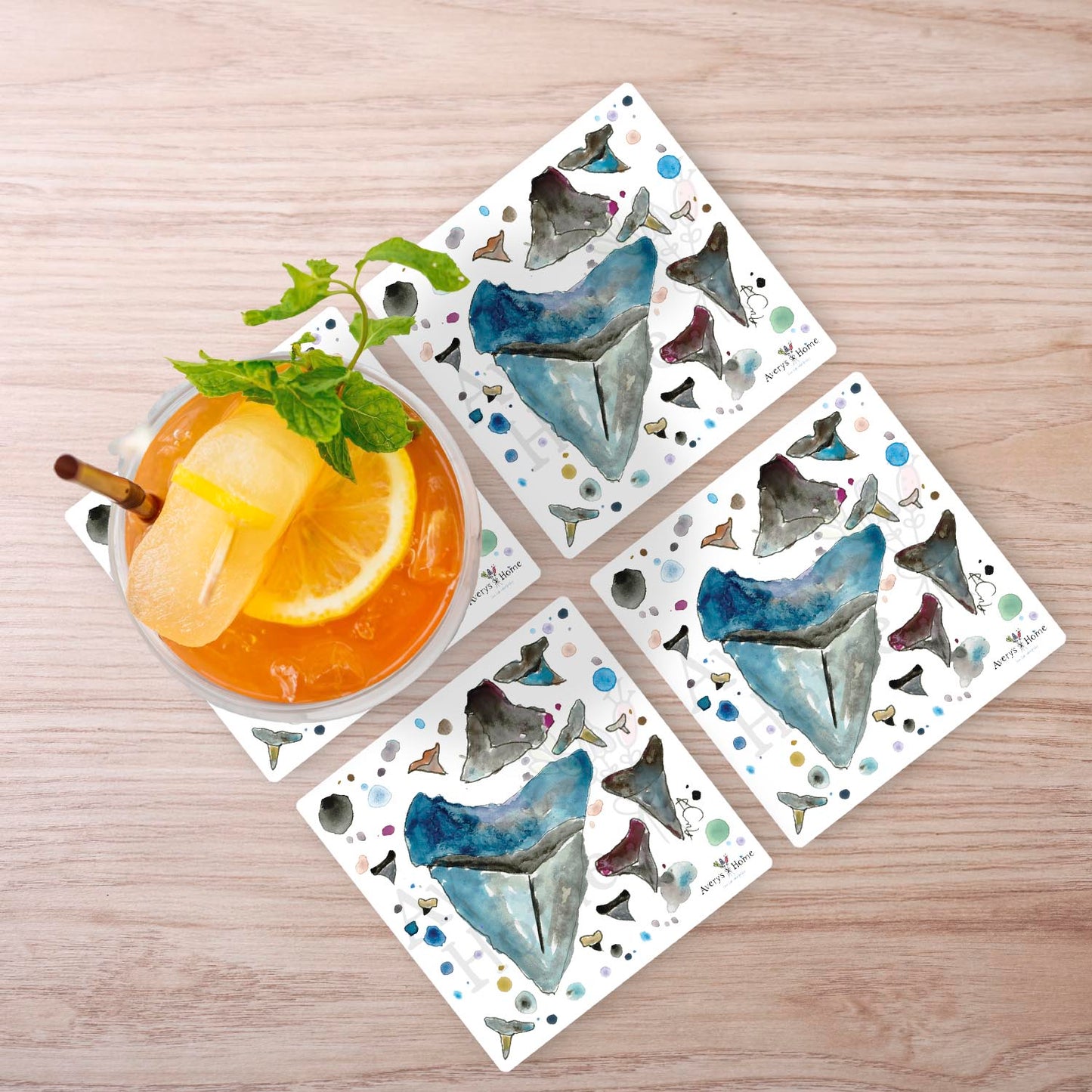 Shark Teeth Stone Coaster