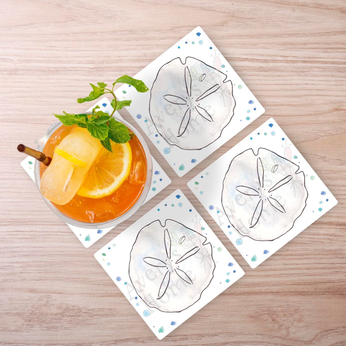 Sand Dollar Stone Coaster
