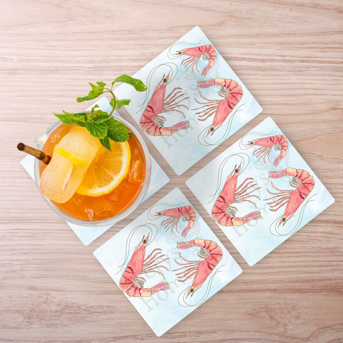 Shrimp Stone Coaster