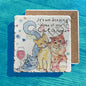 Not Drinking Alone with Your Cat Wine Tumbled Stone Trivet