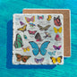 Butterflies of the USA Tumbled Edge Stone Trivet – Collector Garden Decor
