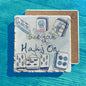 Get Your Mahj On Watercolor Art Tumbled Stone Trivet