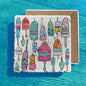 Lobster Bouey Things Watercolor Art Tumbled Stone Trivet