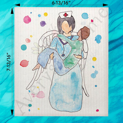 Angel of Care Swedish Dishcloth – Inspirational Gift
