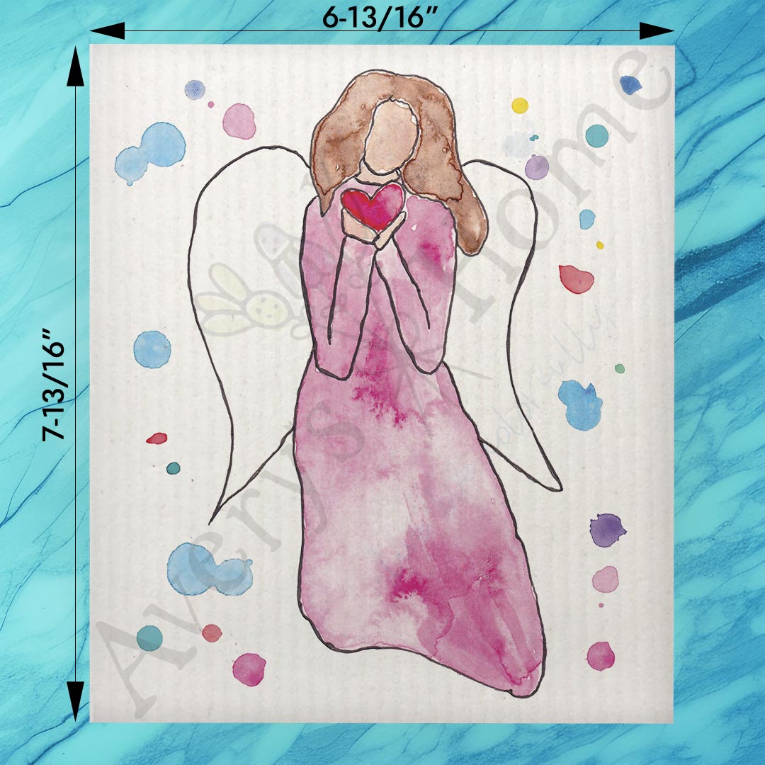 Angel of Love Swedish Dishcloth – Heartfelt Home Gift