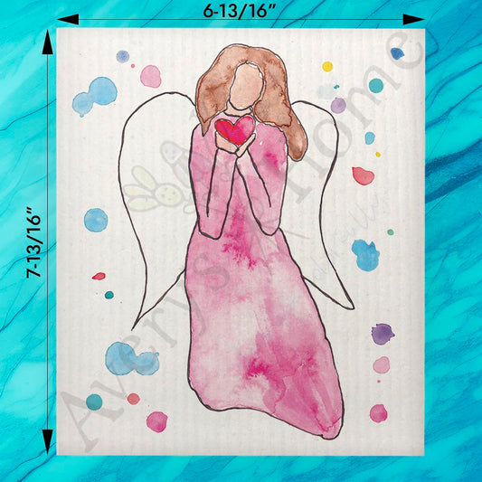 Angel of Love Swedish Dishcloth – Heartfelt Home Gift