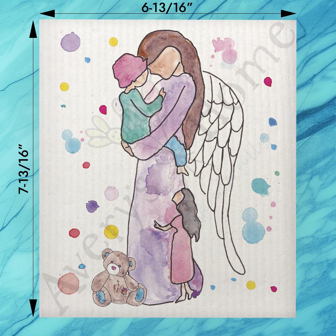 Angel of Motherhood Swedish Dishcloth – Gift for Moms