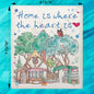 Home Is Where the Heart Is Swedish Dishcloth – Custom Gift