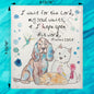 My Soul Waits on the Lord Swedish Dishcloth – Hope Gift
