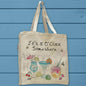 5 O'Clock Somewhere Organic Cotton Tote Bag – Beach Bar Gift
