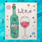 Wine Together Swedish Dishcloth – Friendship Gift