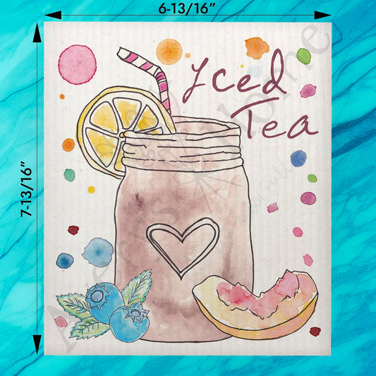Long Island Swedish Dishcloth – Cocktail Lover Gift