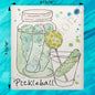 Pickleball Pickle Swedish Dishcloth – Drink Humor Gift