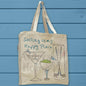 Golf Happy Place Organic Cotton Tote Bag – 19th Hole Gift