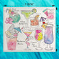Lake Cocktails Swedish Dishcloth – Lakeside Drink Gift