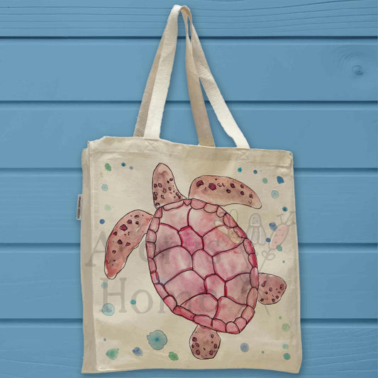 Loggerhead Sea Turtle Organic Cotton Tote Bag