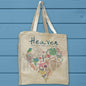 Heaven at the Beach Organic Cotton Tote Bag – Coastal Serenity