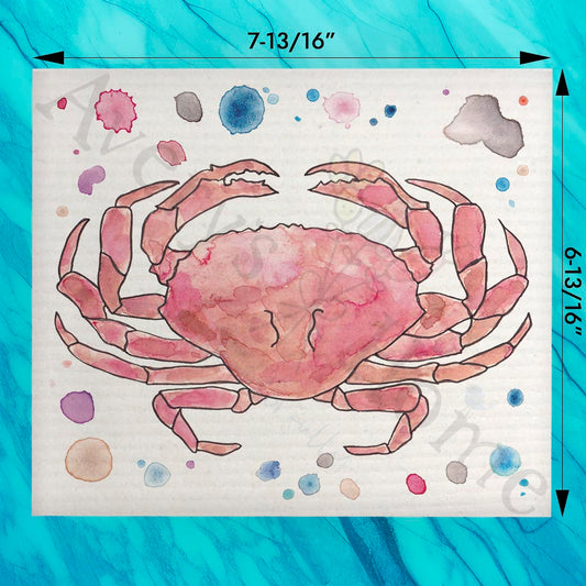 Dungeness Crab Swedish Dishcloth – West Coast Kitchen Gift