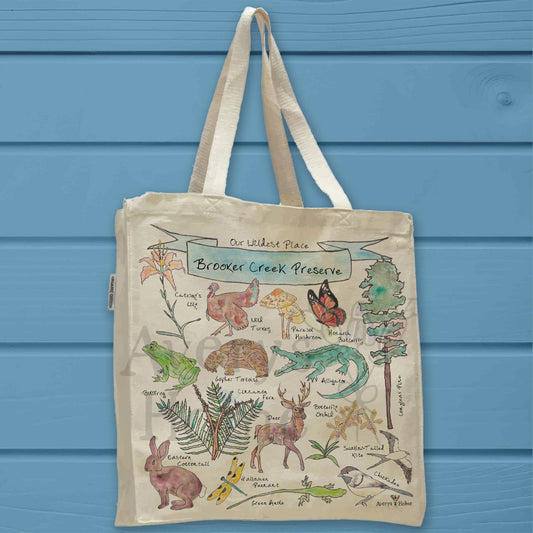 Brooker Creek Preserve Organic Cotton Tote Bag