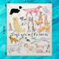 Dogs are my Favorite Swedish Dishcloth – Illustrated Kitchen Decor