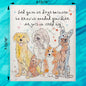 Guardian Angel Dog Swedish Dishcloth – Pet Memorial Gift