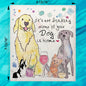 Dog Drinking Buddy Swedish Dishcloth – Funny Bar Decor